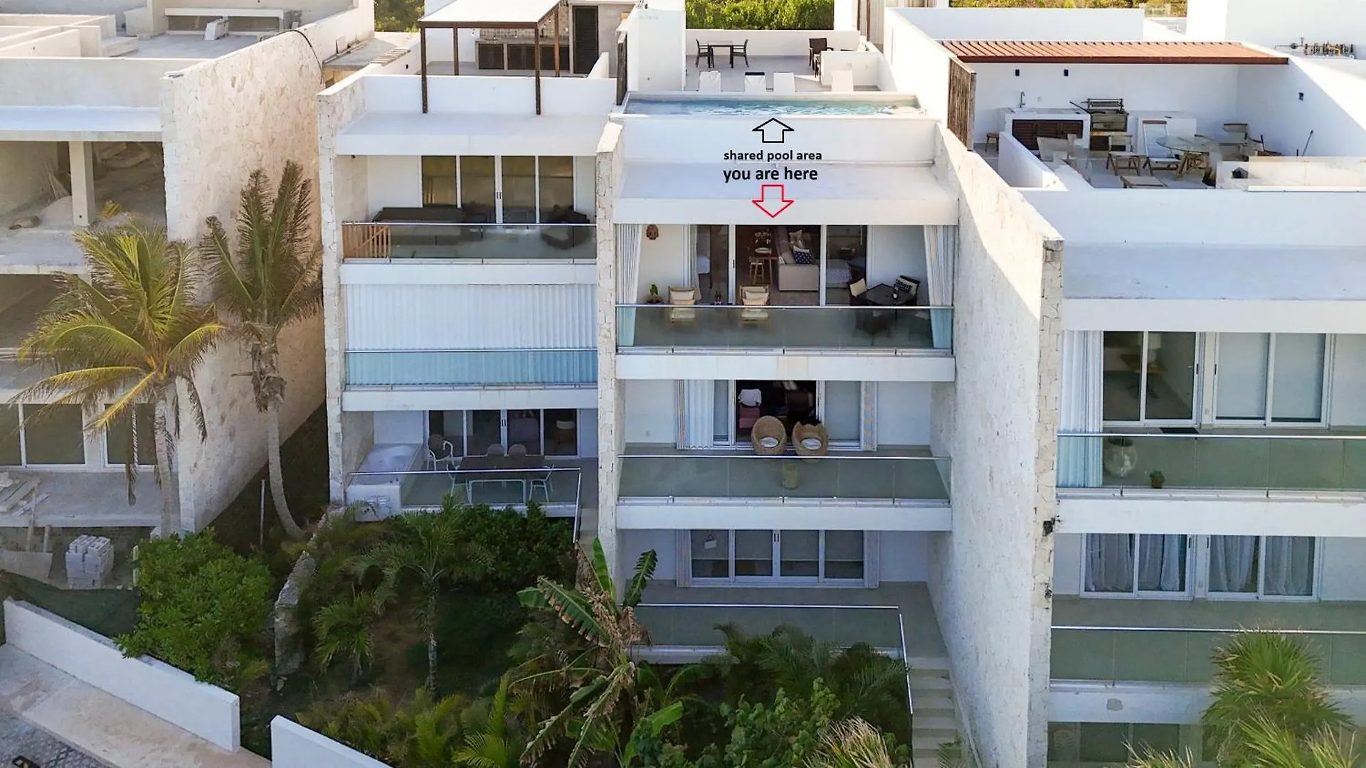 Lejlighed Oceanfront Paradise In Akumal Beach Access Mexico